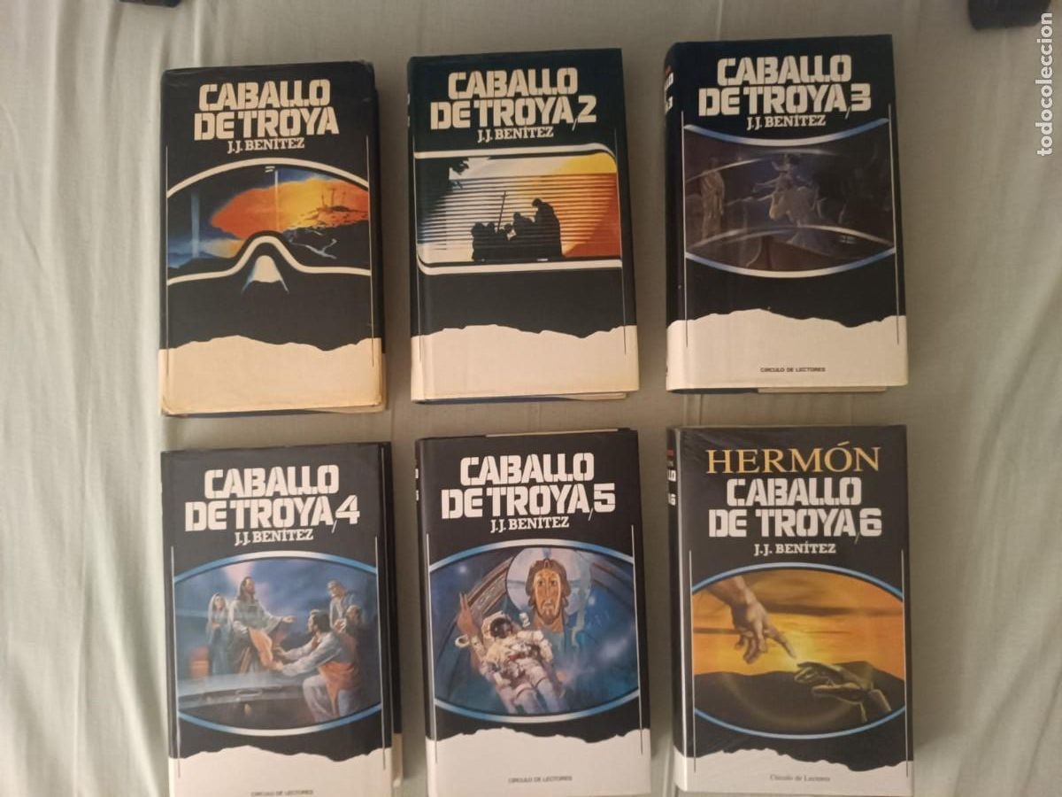 Libros de segunda mano: Lote 6 Libros Caballo de Troya (1 al 6) - J. J. Benitez - Edicion Circulo de Lectores Tapa Dura