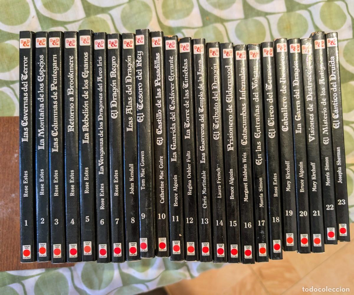 Libros de segunda mano: COLECCI&Oacute;N DUNGEONS & DRAGONS &ndash; AVENTURA SIN FIN &ndash; TIMUN MAS (23 LIBROS)