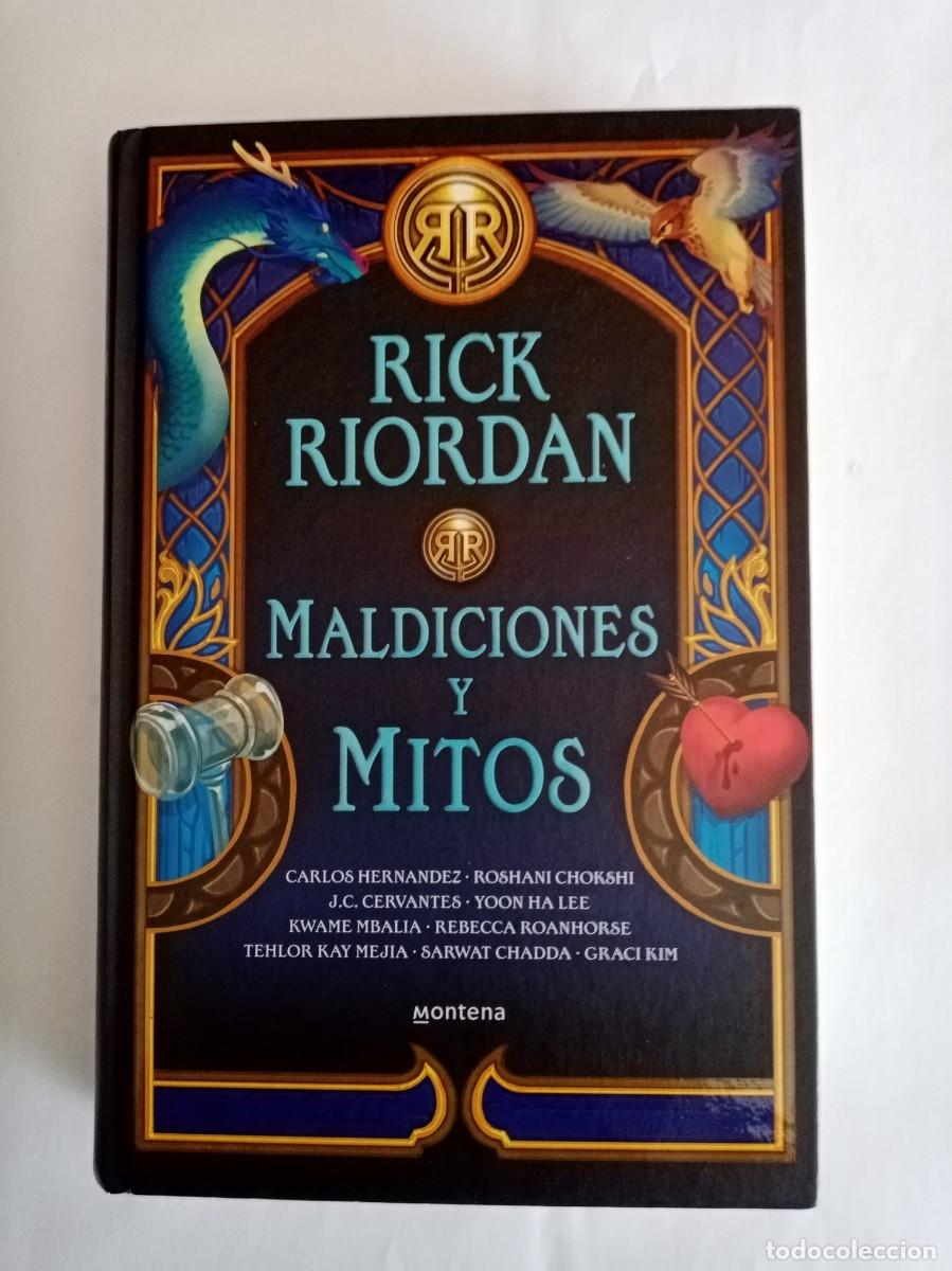 Libros de segunda mano: RICK RIORDAN , MALDICIONES Y MITOS .Varios ( MONTENA )