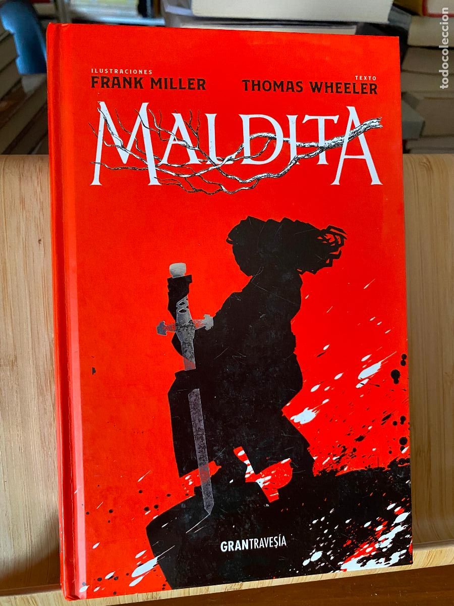 Libros de segunda mano: MALDITA. THOMAS WHEELER. ILUSTRACIONES DE FRANK MILLER. EDITORIAL ALIANZA