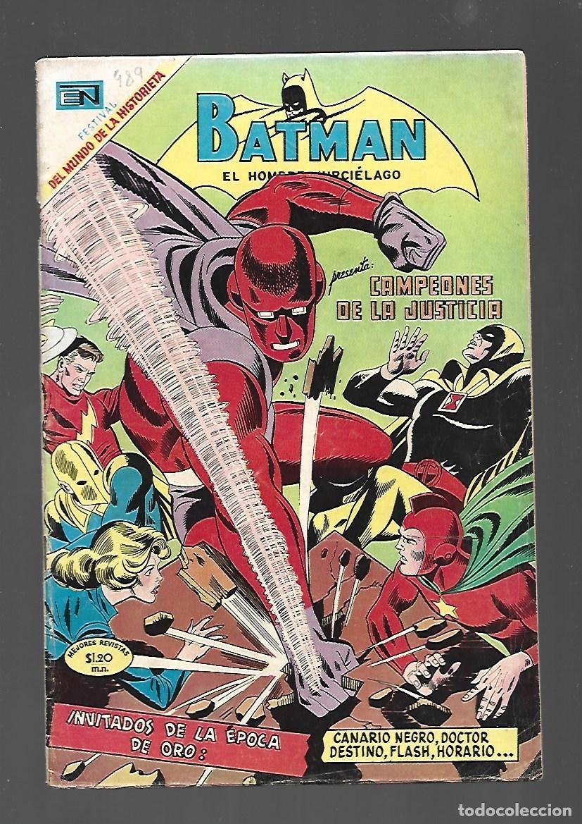 Libri di seconda mano: Batman, 489: Campeones de la Justicia, 1969, Novaro, buen estado