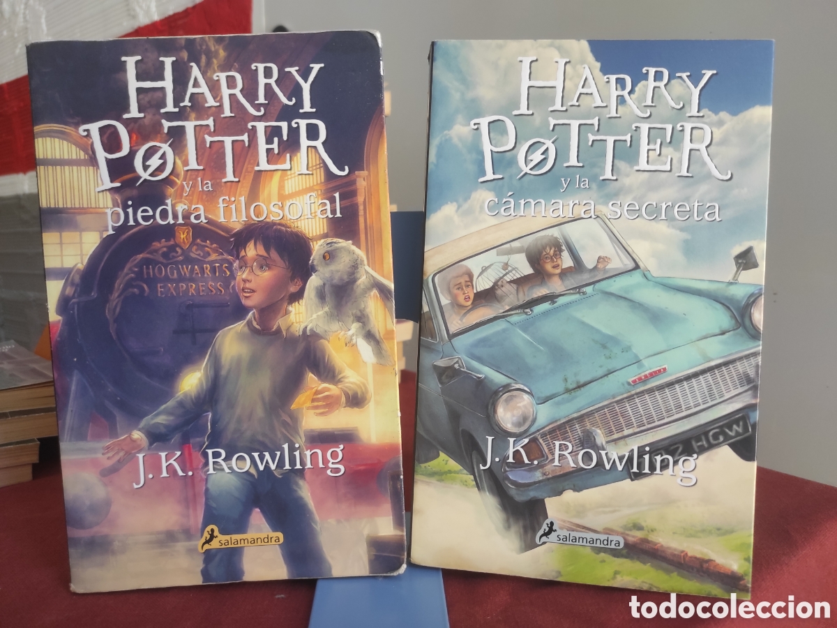 Libros de segunda mano: Harry Potter y la piedra filosofal / c&aacute;mara secreta (PEDIDO MINIMO 10&euro;)