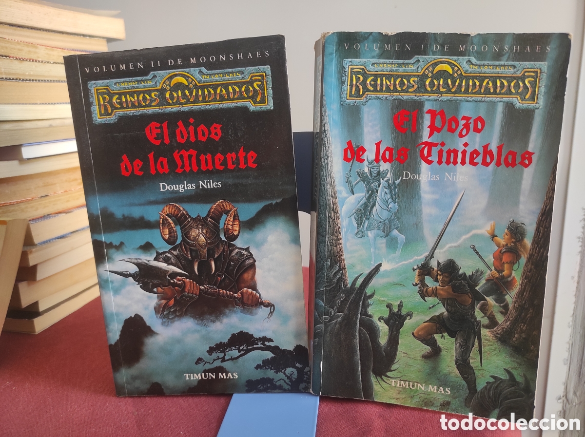 Libros de segunda mano: Reinos Olvidados. Douglas Niles. El dios de la muerte y El Pozo de las tinieblas (PEDIDO MINIMO 10&euro;)