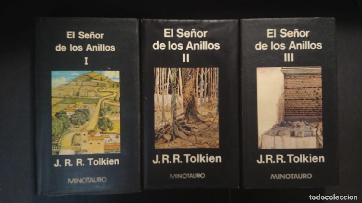 Libros de segunda mano: EL SE&Ntilde;OR DE LOS ANILLOS I, II, III- TOLKIEN (MINOTAURO)
