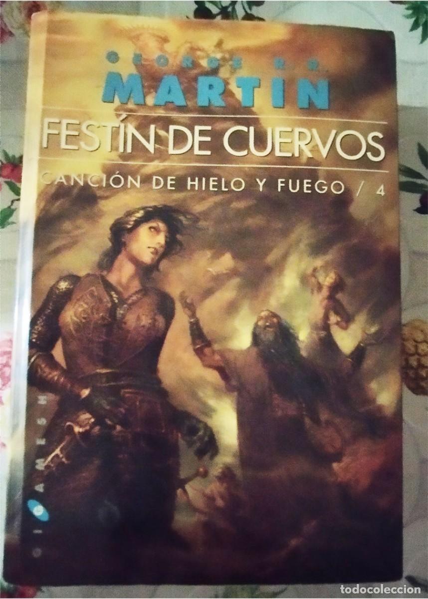 Libri di seconda mano: CANCION DE HIELO Y FUEGO 4 FESTIN DE CUERVOS GEORGE R.R. MARTIN Ed. GIGAMEST FICCION 2.011 PASTA SEM