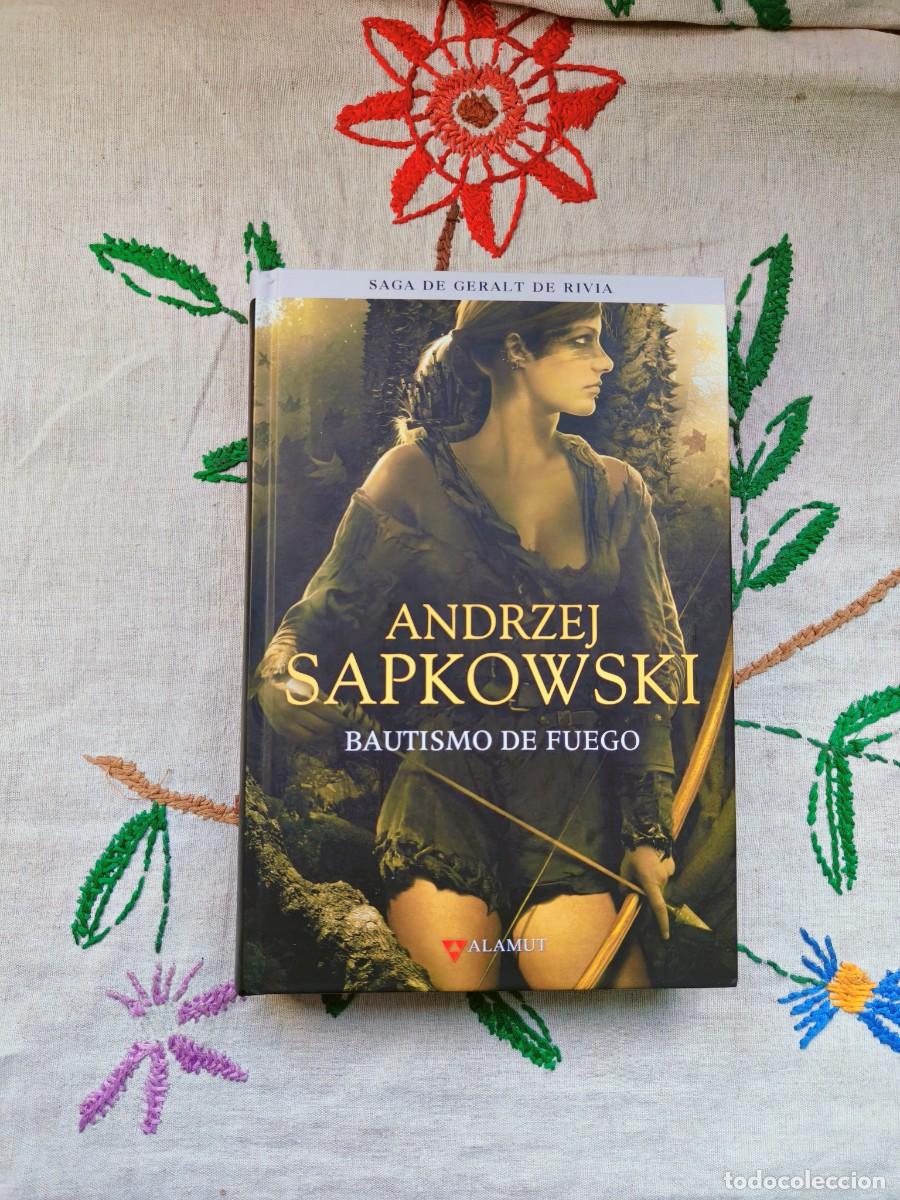 Libros de segunda mano: Bautismo de Fuego. Saga Geralt de Rivia 5. Andrzej Sapkowski. Editorial Alamut. The Witcher.