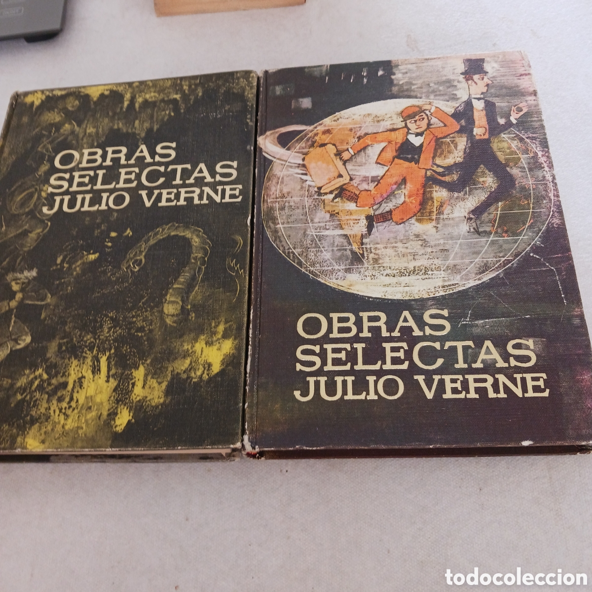 Libros de segunda mano: Obras selectas de Julio Verne Tomos I y II de 1963