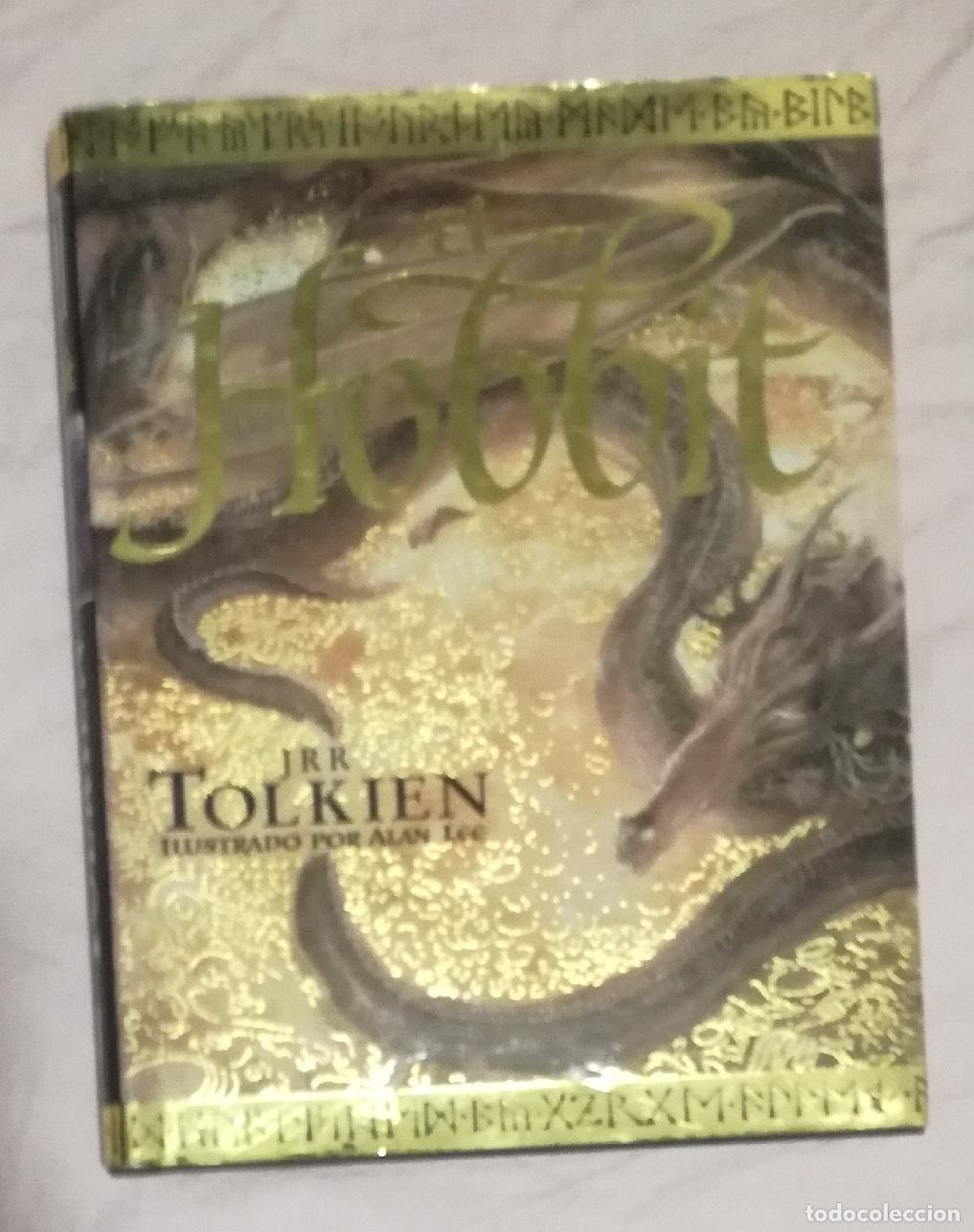 Libros de segunda mano: El hobbit - J.R.R. Tolkien; ilustrado por Alan Lee; Minotauro, tapa dura, formato 20x25 cm