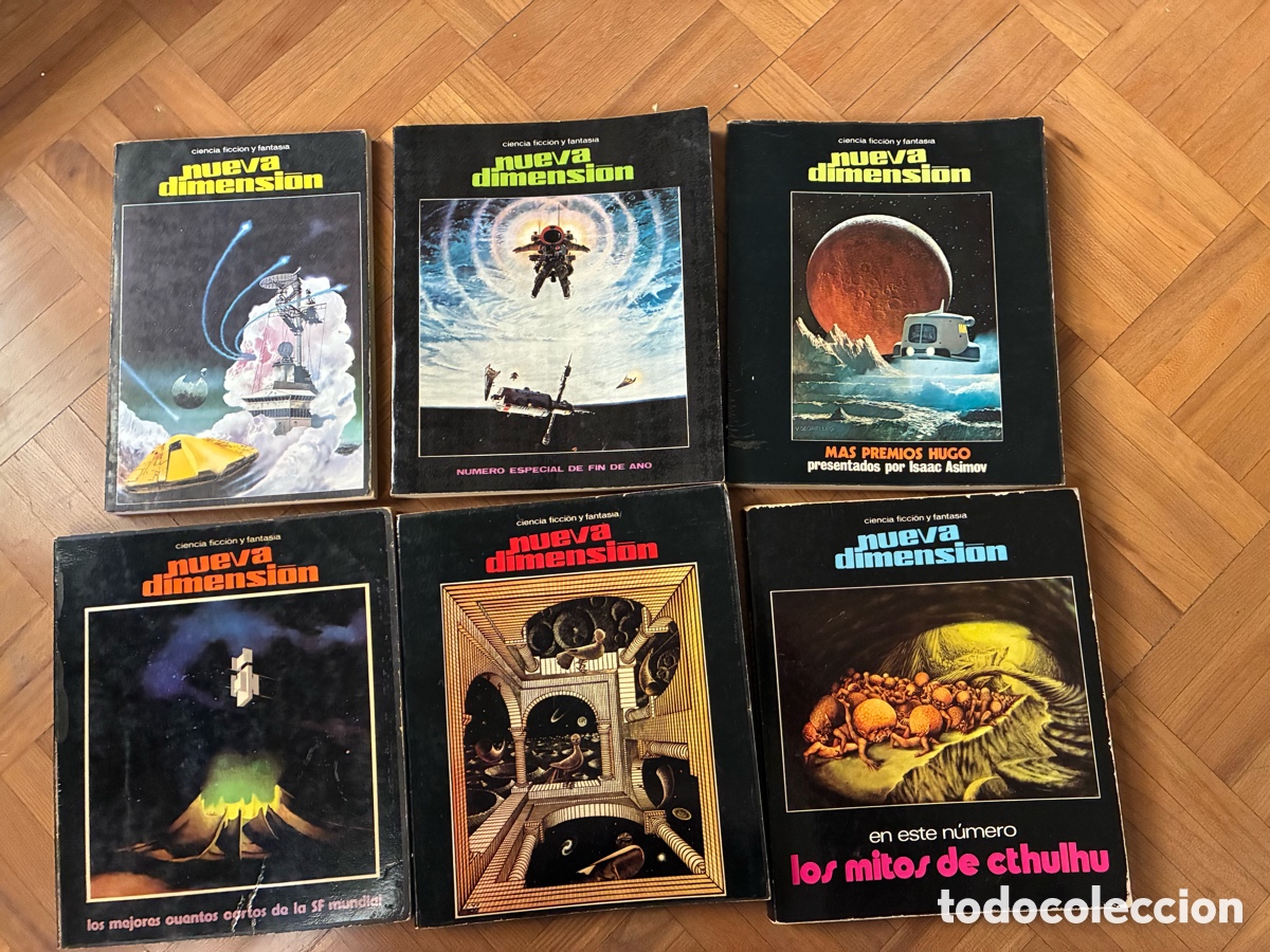 Libros de segunda mano: Lote 6 vol&uacute;menes de Nueva Dimensi&oacute;n