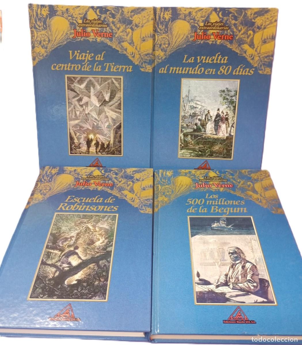 Libros de segunda mano: Colecci&oacute;n Julio Verne, 4 vol&uacute;menes. Ed. Rueda