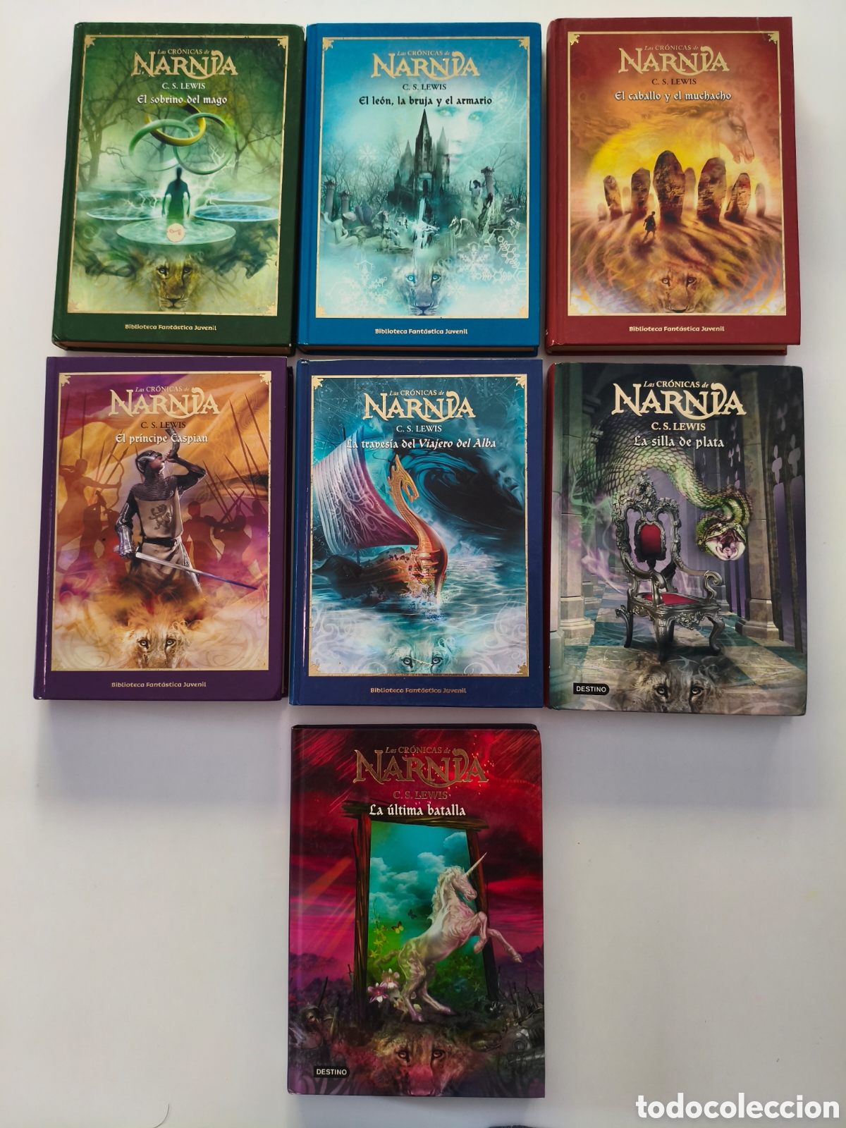 Second hand books: 019 - Serie completa cr&oacute;nicas de Narnia de c. S. Lewis
