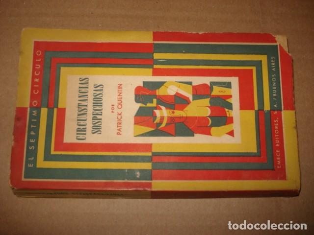 Libros de segunda mano: Colecci&oacute;n El septimo circulo, 151: circunstancias sospechosas, 1959, Emece Editores. Colecci&oacute;n A.T.