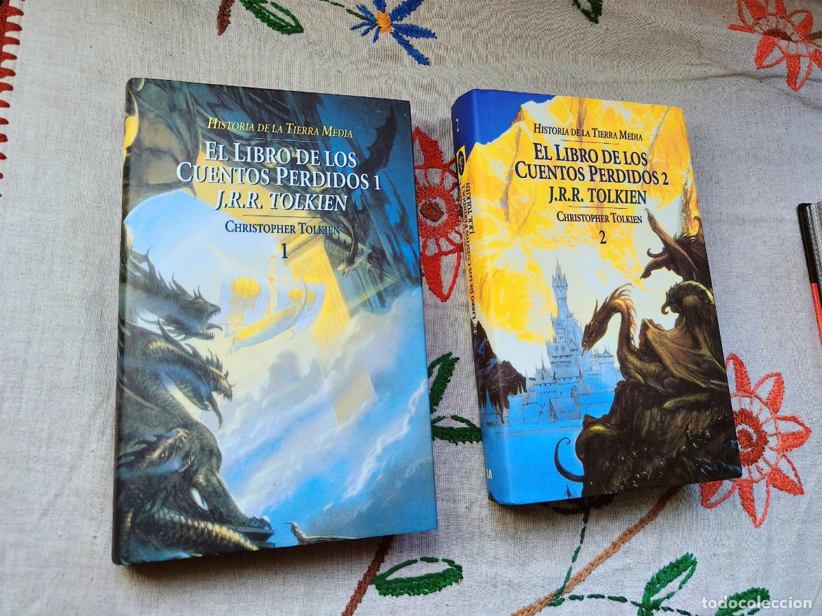 Libros de segunda mano: El Libro de los Cuentos Perdidos 1 y 2. La Historia de la Tierra Media. J. R. Tolkien. Minotauro.