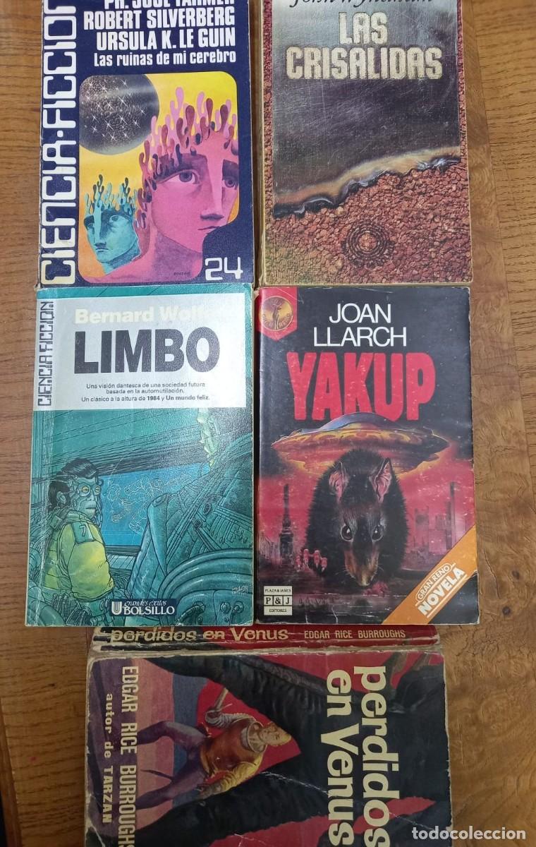 Libros de segunda mano: Lote 5 Libros Ciencia Ficci&oacute;n Vintage &ndash; Primeras Ediciones 1961-1987 (Burroughs, Wyndham, etc.)