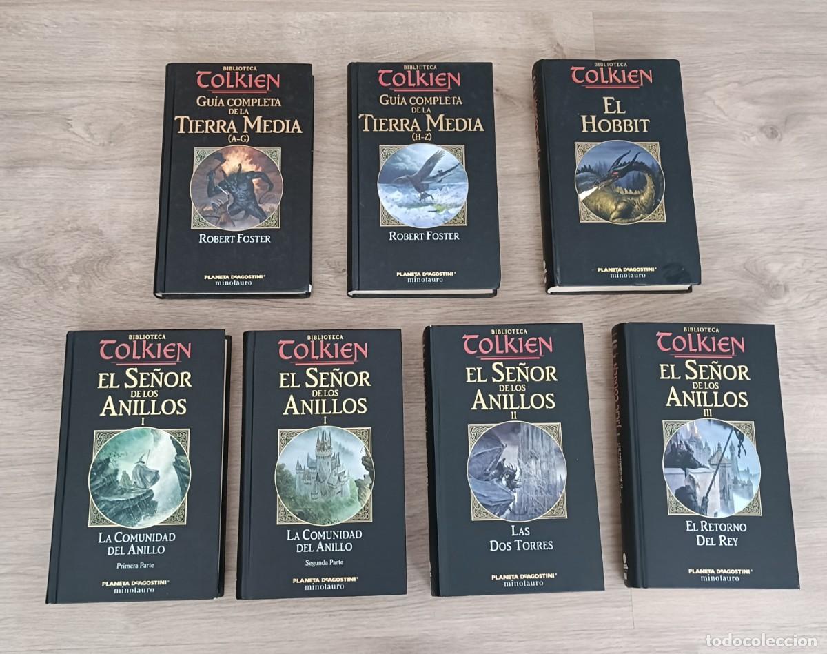 Libros de segunda mano: EL SE&Ntilde;OR DE LOS ANILLOS Completo + EL HOBBIT + Guia Completa Tierra Media, Biblioteca TOLKIEN