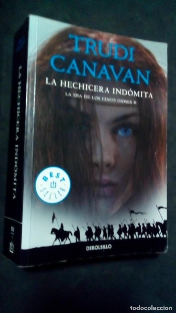 Libros de segunda mano: LA HECHICERA IND&Oacute;MITA-LA ERA DELOS CINCO DIOSES II-TRUDI CANAVAN