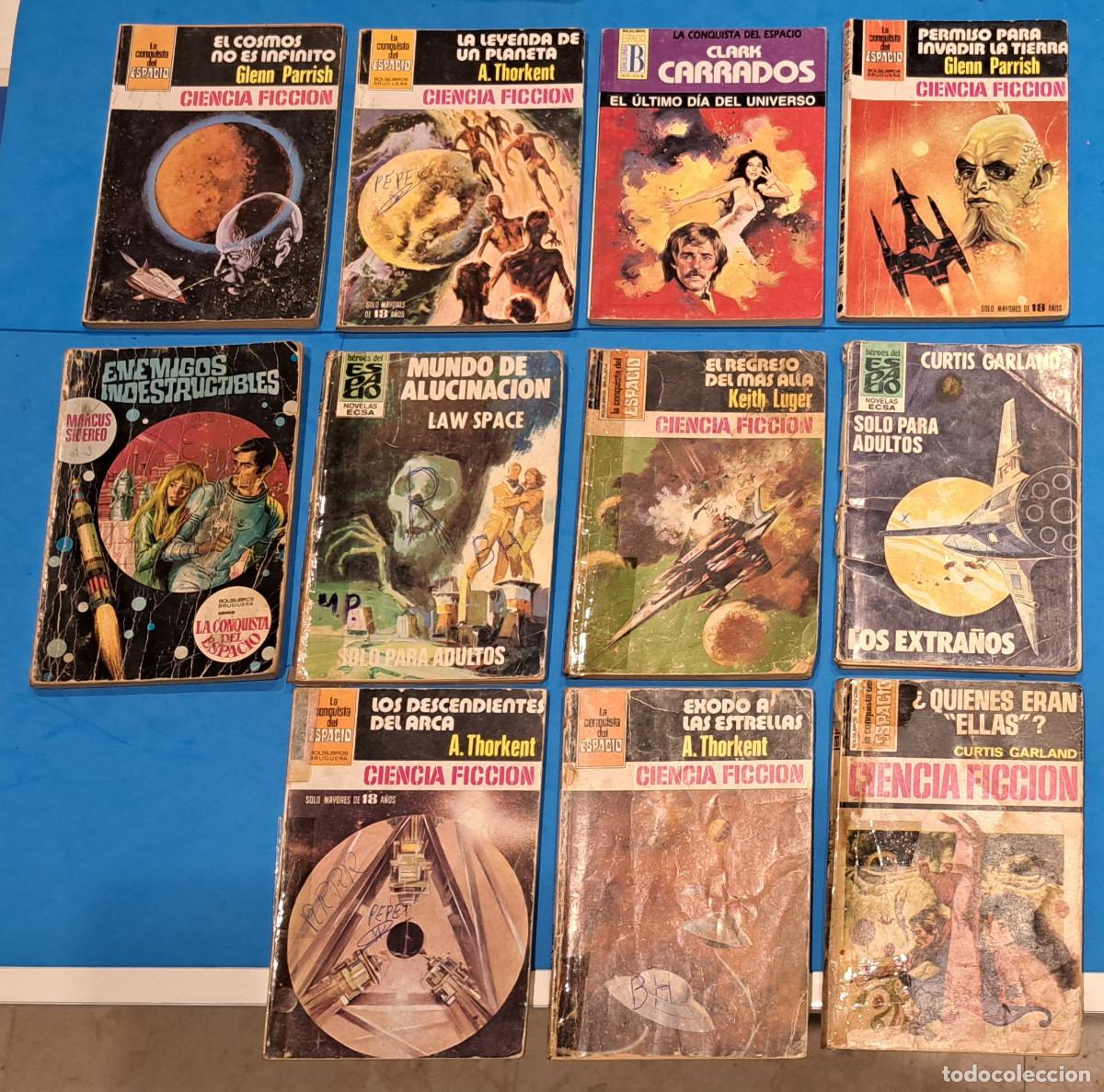 Libros de segunda mano: LA CONQUISTA DEL ESPACIO - LOTE DE 11 EJEMPLARES - CIENCIA FICCION - EDIT. BRUGUERA -