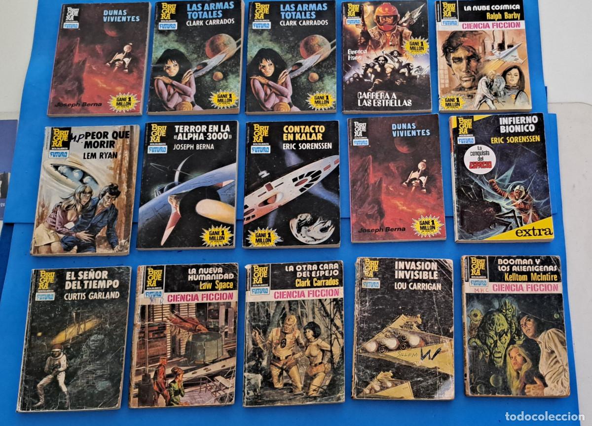 Libros de segunda mano: FUTURO - EDITORIAL BRUGUERA - LOTE DE 15 EJEMPLARES - A&Ntilde;OS 80