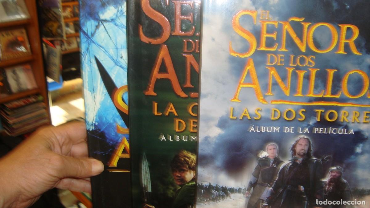 Libros de segunda mano: EL SE&Ntilde;OR DE LOS ANILLOS: Los &Aacute;lbumes de las 3 Pel&iacute;culas - TRES TOMOS