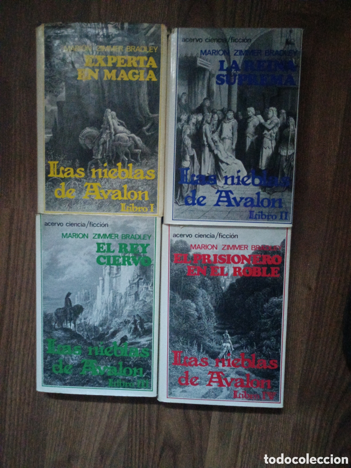 Libros de segunda mano: Las nieblas de &Aacute;valon. Los 4 libros.