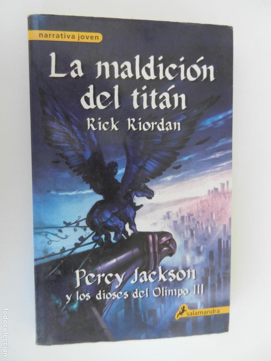 Libros de segunda mano: LA MALDICION DE TITAN - RICK RIORDAN. PERCY JACKSON Y LOS DIOSES DEL OLIMPO III- SALAMANDRA 2010