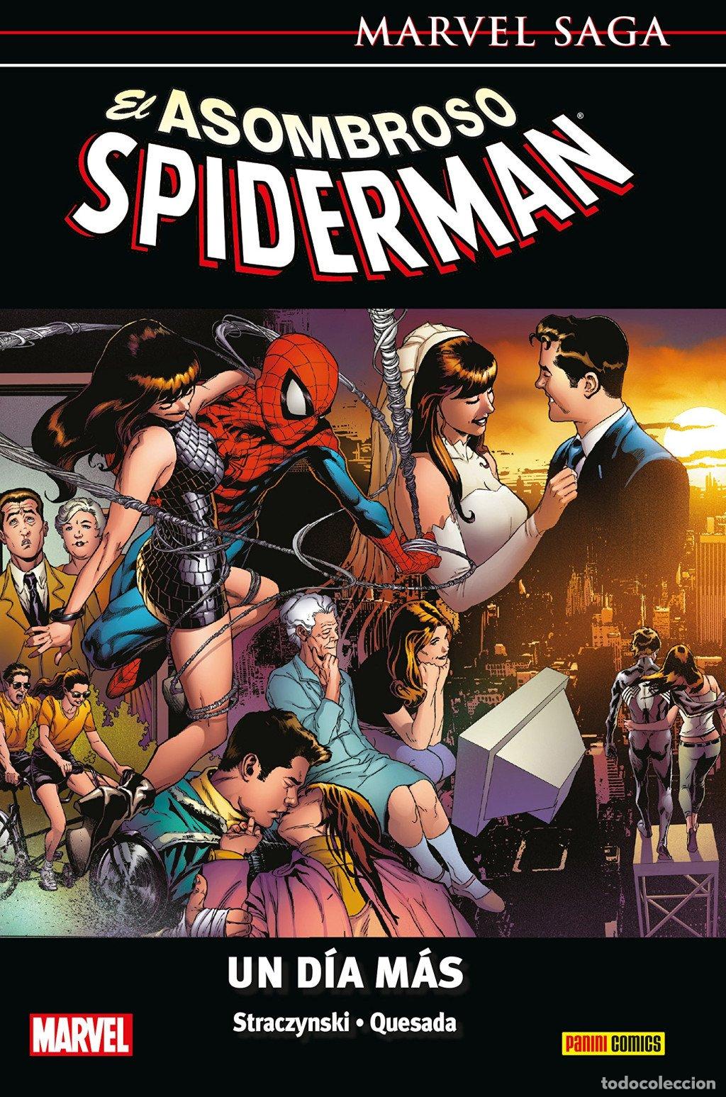 Libros de segunda mano: El Asombroso Spiderman: Un d&iacute;a M&aacute;s - J. Michael Straczynski, Joe Quesada - Panini - Marvel Saga, Vol