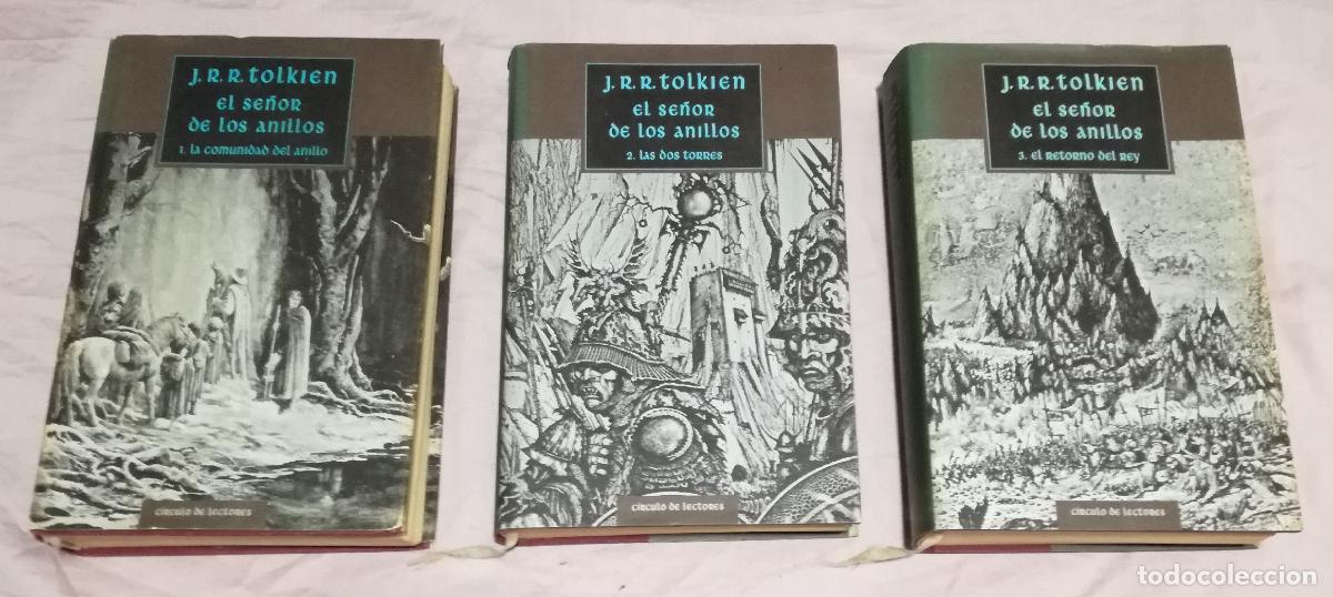 Libros de segunda mano: Trilogia El se&ntilde;or de los anillos - J.R.R. Tolkien; Circulo de Lectores, tapa dura con sobrecubierta