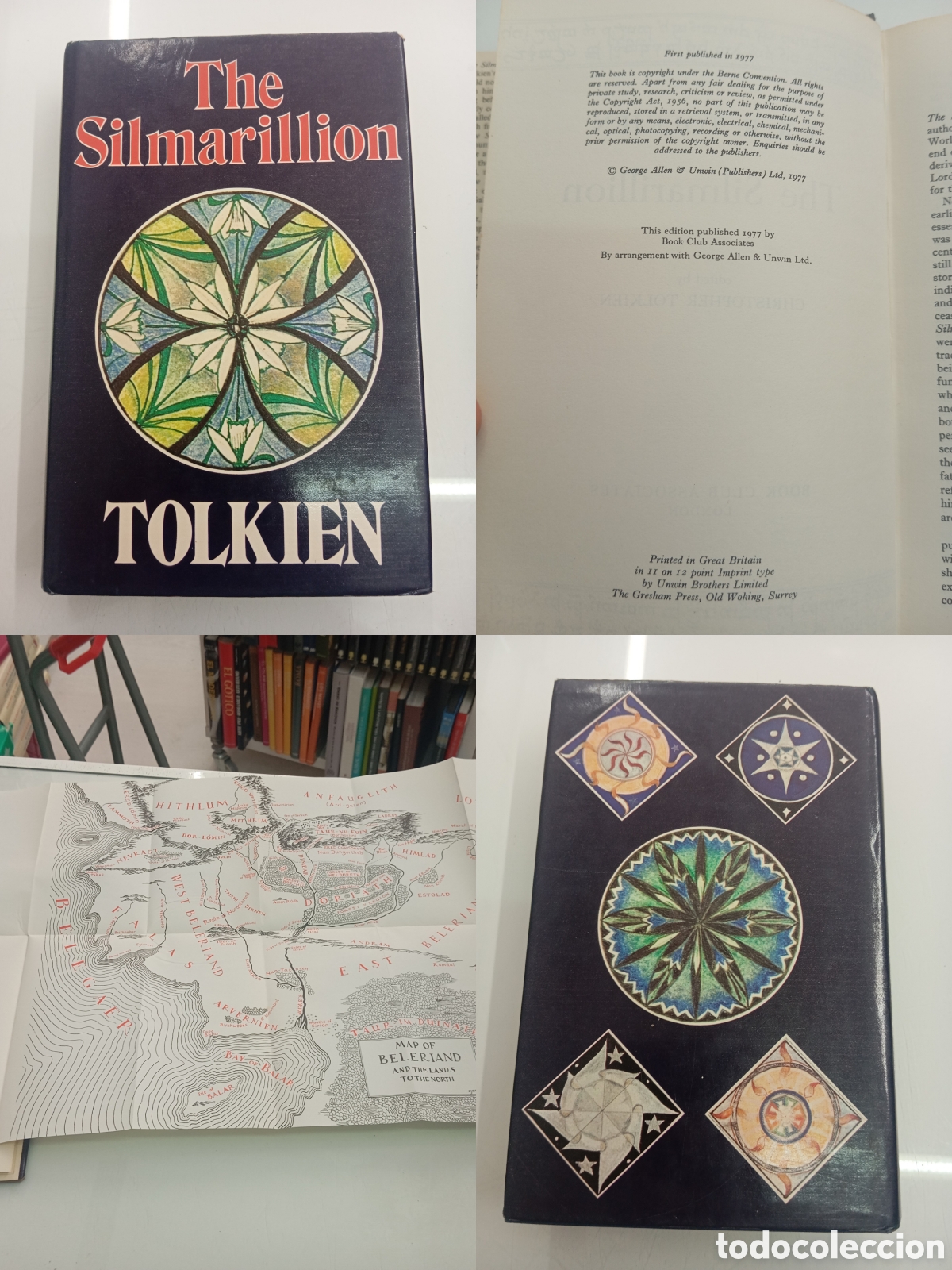 Libros de segunda mano: THE SILMARILLION. J. R. R. TOLKIEN. FIRST PUBLISHED IN 1977 LONDON PRIMERA EDICION SE&Ntilde;OR ANILLOS