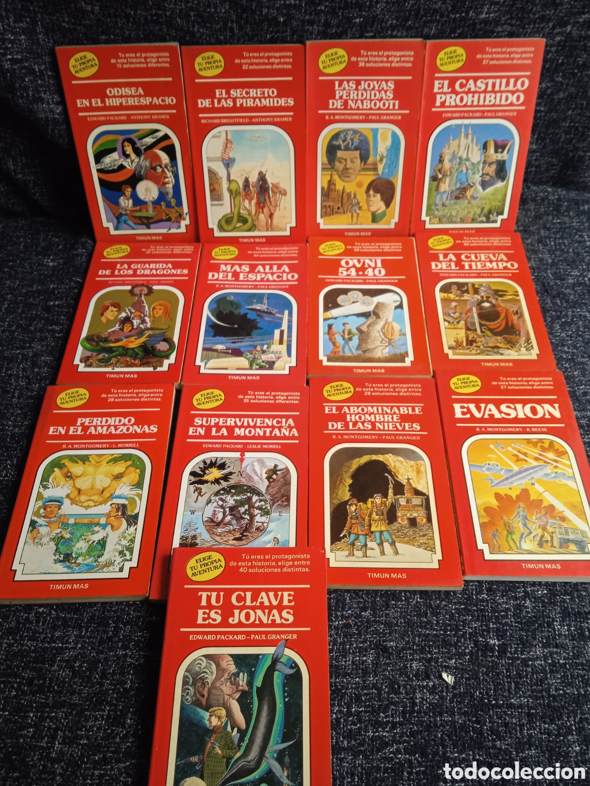 Libros de segunda mano: ELIGE TU PROPIA AVENTURA -LOTE DE 13 LIBROS -ED. TIMUN MAS. -LIBRO JUEGO