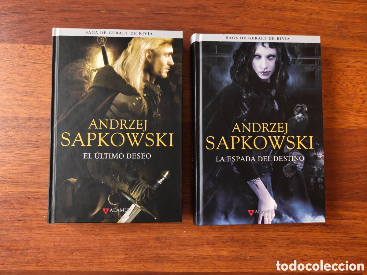 Libros de segunda mano: El &uacute;ltimo deseo y La espada del destino. Geralt de Rivia. The Witcher. Andrzej Sapkowski. Alamut.