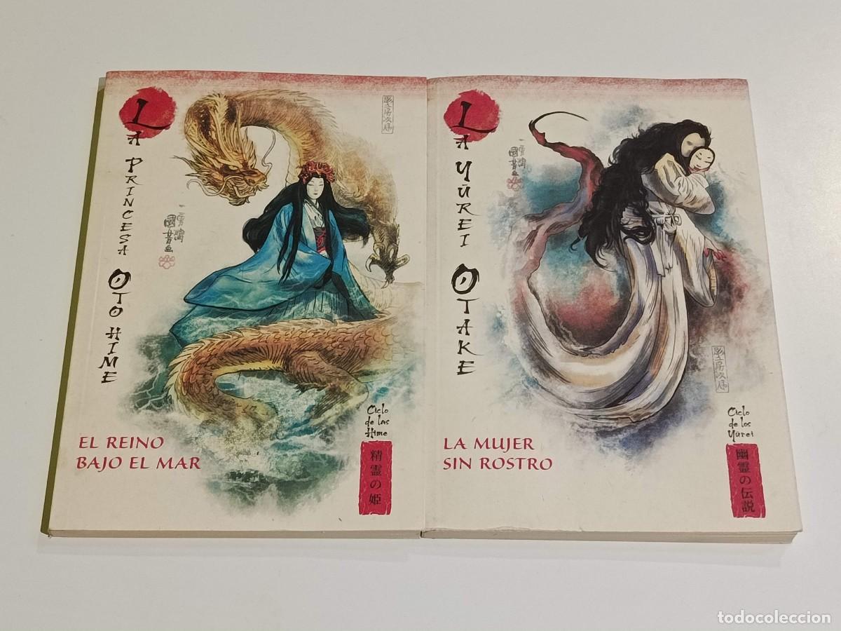 Libros de segunda mano: Lote libros Mitos y leyendas de Jap&oacute;n La mujer sin rostro y El reino bajo el mar