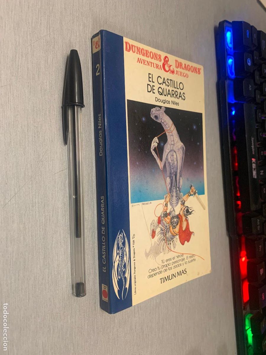Libros de segunda mano: DUNGEONS & DRAGONS N&ordm; 2: EL CASTILLO DE QUARRAS / DOUGLAS NILES / TIMUN MAS 1986