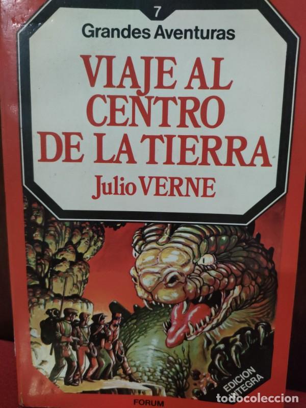 Libros de segunda mano: Viaje Al Centro de la Tierra - Jules Verne - Ediciones Forum - Grandes Aventuras