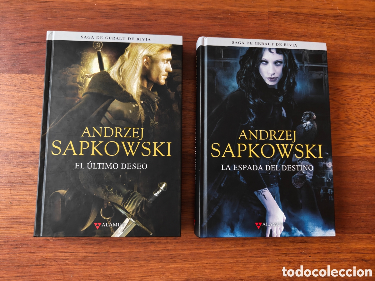 Libros de segunda mano: El &uacute;ltimo deseo y La espada del destino. Geralt de Rivia. The Witcher. Andrzej Sapkowski. Alamut.