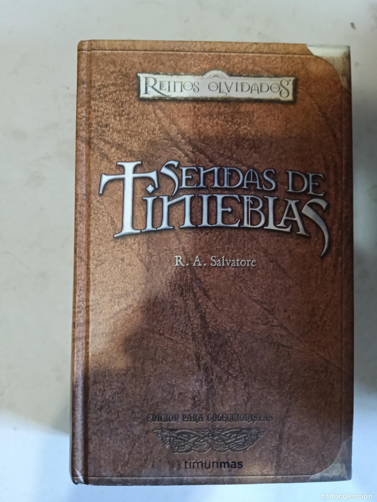 Libros de segunda mano: REINOS OLVIDADOS SENDA DE TINIEBLAS EDICION COLECCIONISTA 1&ordm; EDICION