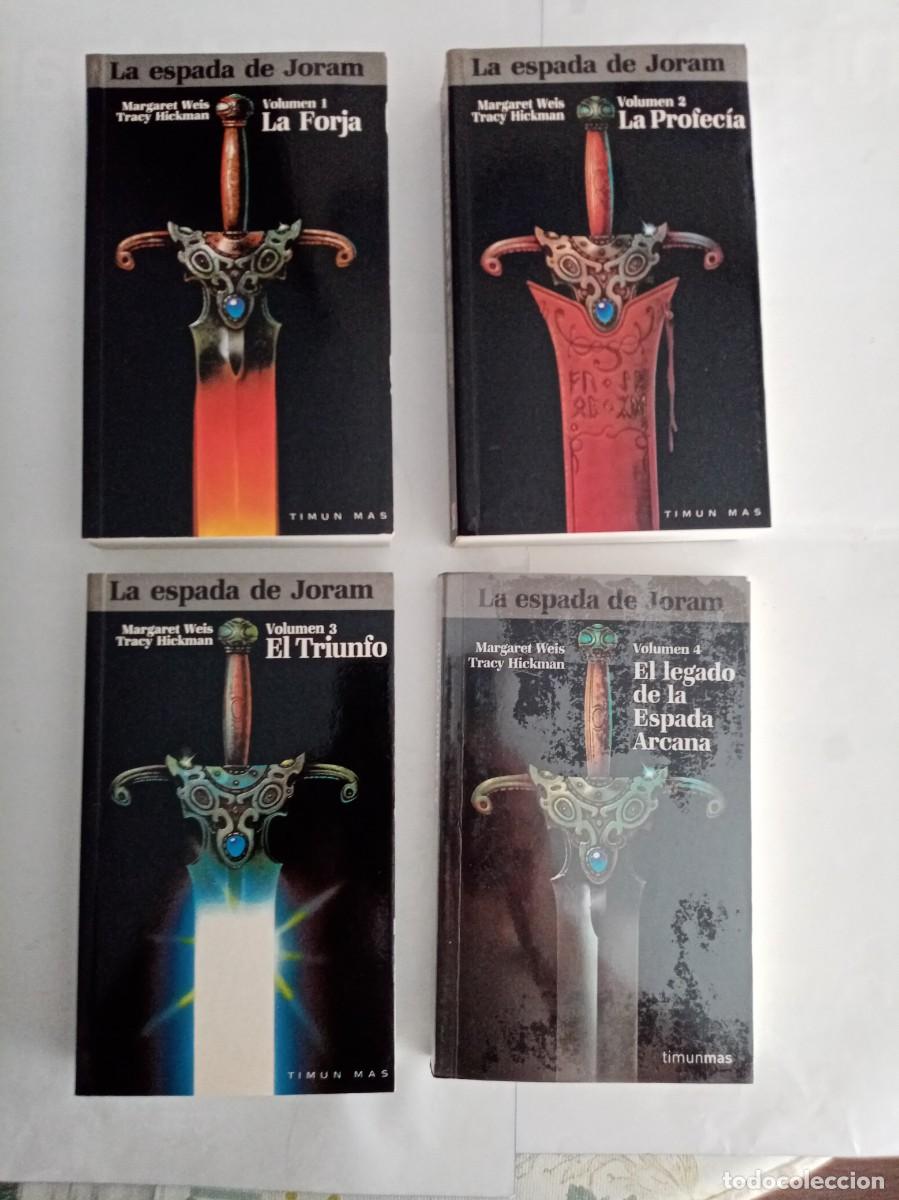Libros de segunda mano: LA ESPADA DE JORAM ( 4 VOL.) . Margaret Weis y Tracy Hickman ( TIMUN MAS )