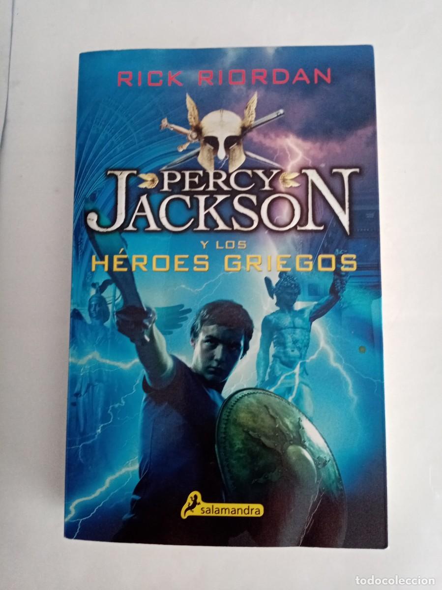 Libros de segunda mano: PERCY JACKSON Y LOS H&Eacute;ROES GRIEGOS .Rick Riordan ( SALAMANDRA )