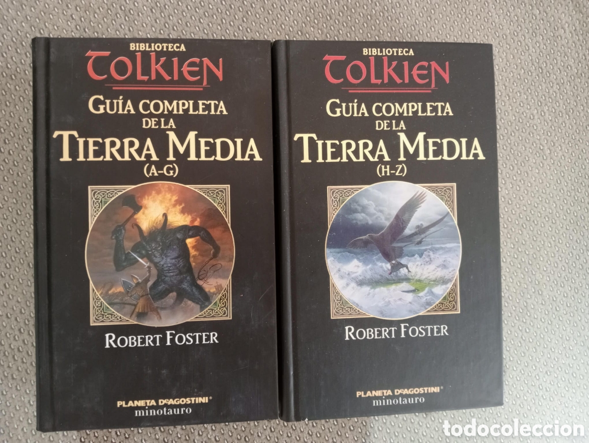 Libros de segunda mano: Bilioteca Tolkien GUIA COMPLETA DE LA TIERRA MEDIA (2 Tomos) / Robert Foster. (A-G) y (H-Z)