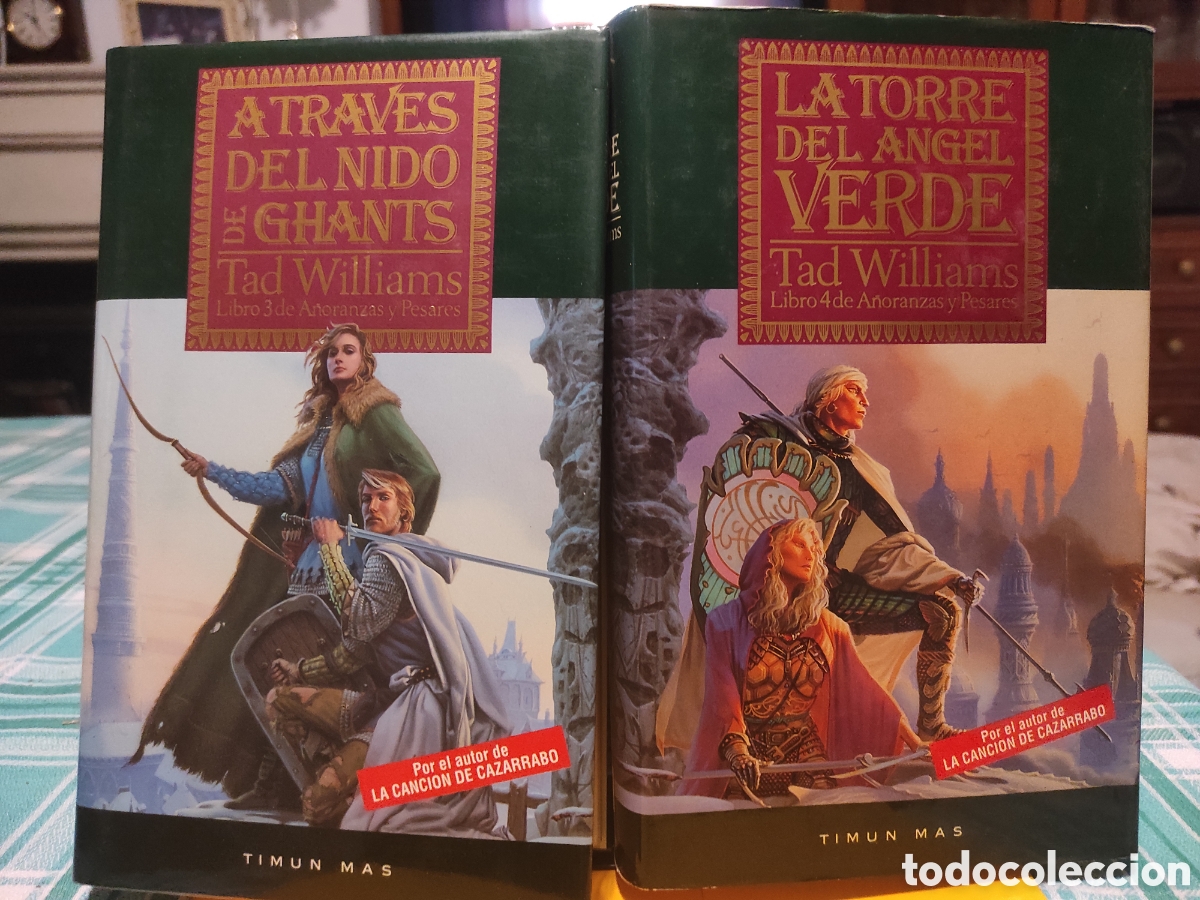 Libros de segunda mano: A trav&eacute;s del nido de Ghants y La torre del &aacute;ngel verde.- Williams, Tad