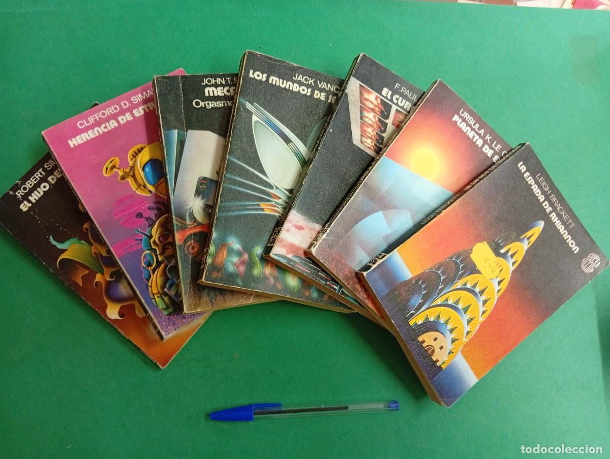 Libros de segunda mano: Lote de 7 libros de ciencia ficci&oacute;n. Ursula K. Le Guin, Jack Vance, Robert Silverberg, ...