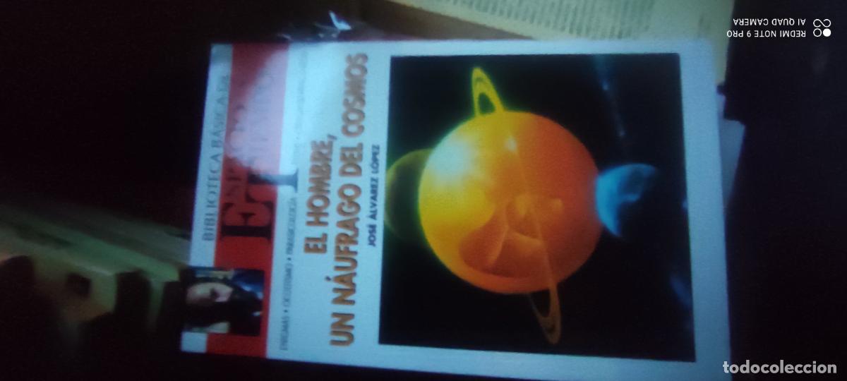Libros de segunda mano: EL HOMBRE,UN N&Aacute;UFRAGO DEL COSMOS / BIBLIOTECA B&Aacute;SICA DE ESPACIO TIEMPO/ JIM&Eacute;NEZ DEL OSO / 1991