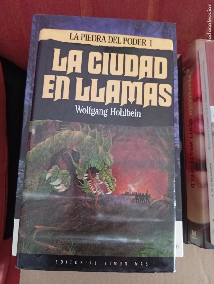 Libros de segunda mano: la ciudad en llamas la piedra del poder 1 de wolfang hohlbein