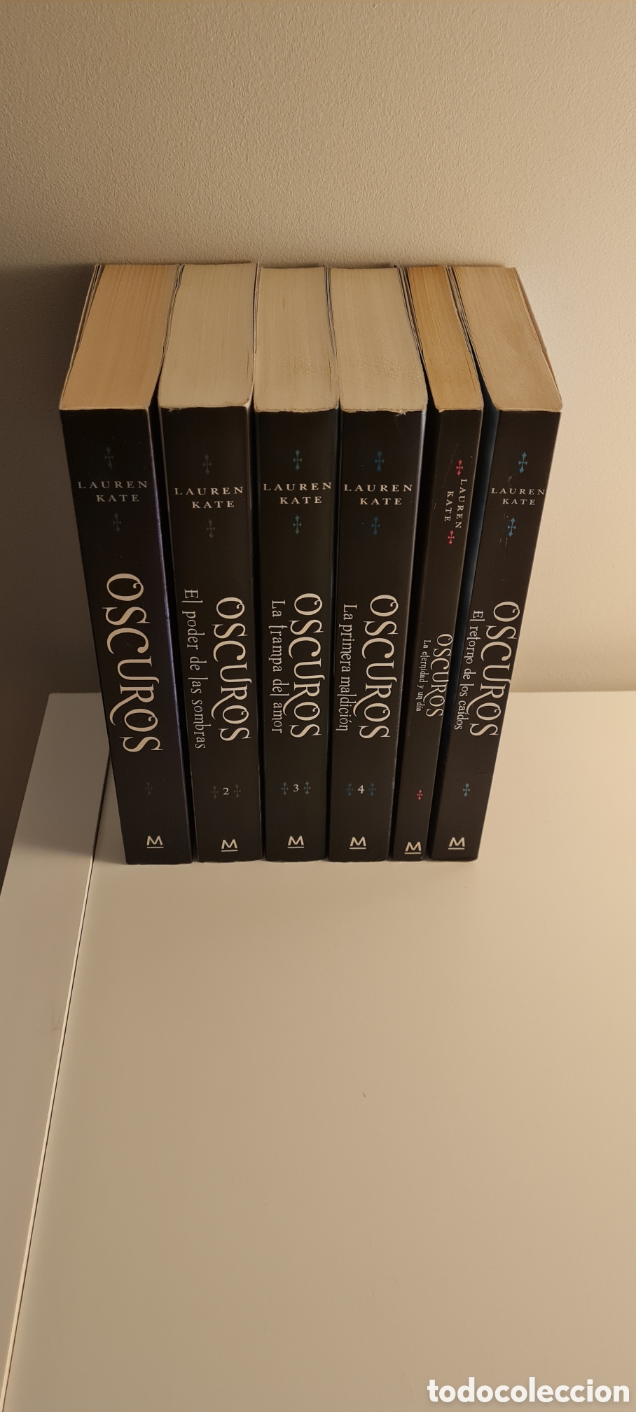 Libros de segunda mano: Saga Oscuros COMPLETA &ndash; Lauren Kate &ndash; 6 libros