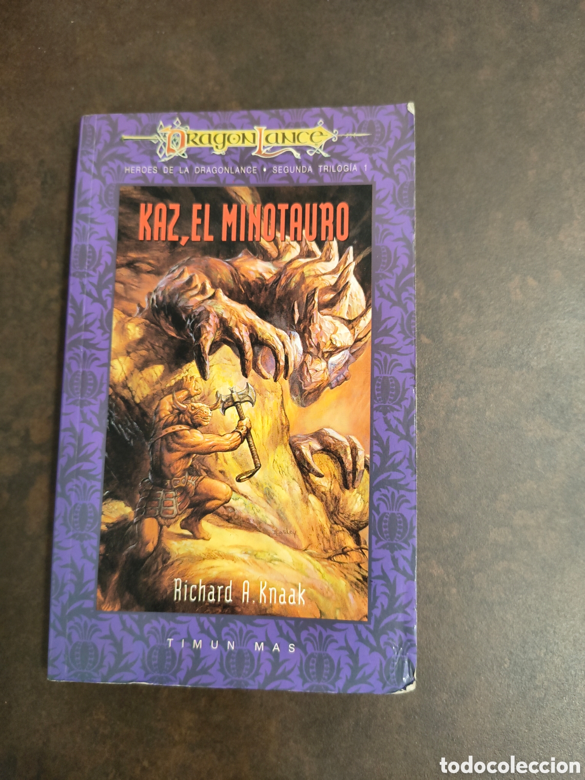 Libros de segunda mano: KAZ, EL MINOTAURO DE RICHARD A. KNAAK (TIMUN MAS)