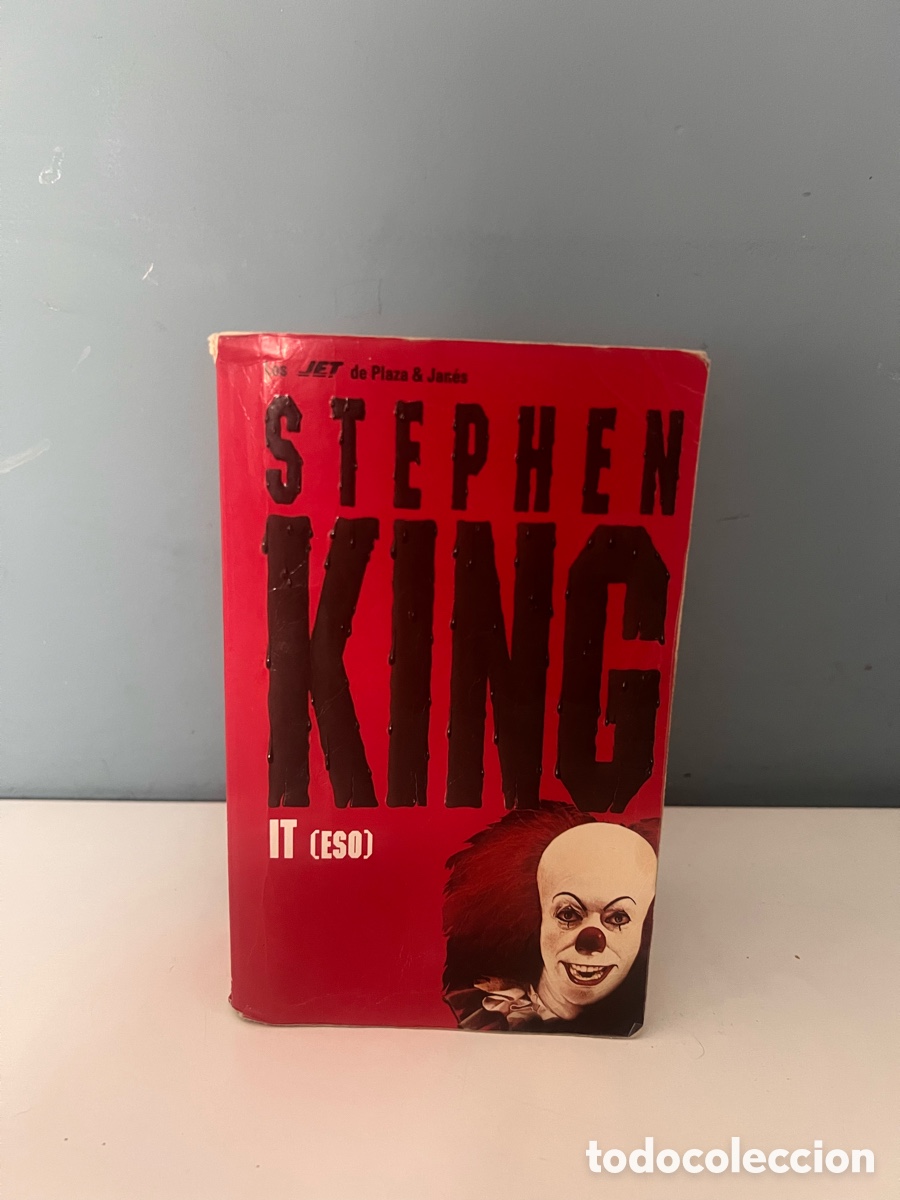 Libros de segunda mano: Libro IT Stephen King (Edici&oacute;n Vintage Plaza & Jan&eacute;s JET)