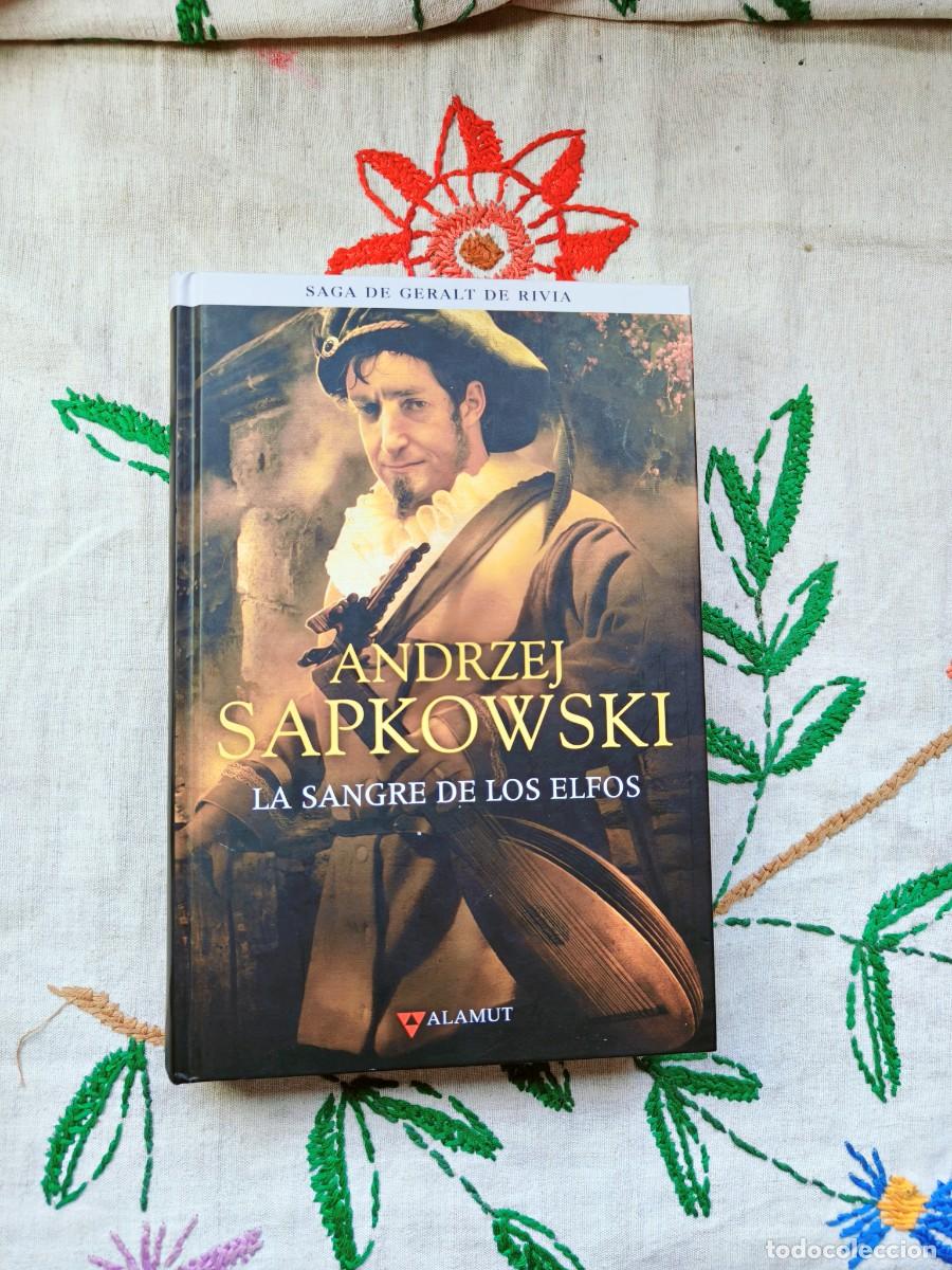 Libros de segunda mano: Saga Geralt Rivia Libro 3. Sangre Elfos. Andrzej Sapkowski. Editorial Alamut. Tapa dura. The Witcher