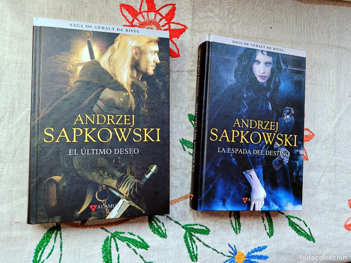 Libros de segunda mano: &Uacute;ltimo deseo y espada destino. Geralt de Rivia 1. Andrzej Sapkowski. Alamut. Tapa dura. The Witcher