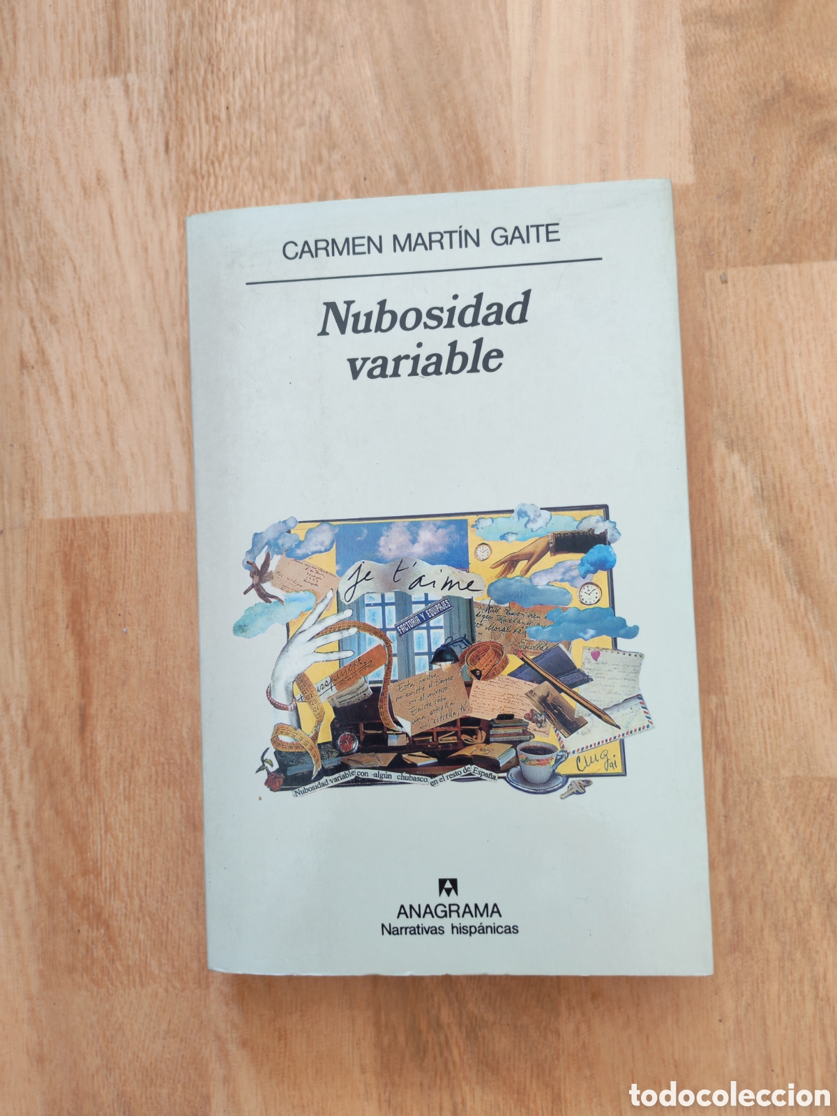Libros de segunda mano: Nubosidad variable -Carmen Mart&iacute;n gaite- anagrama - impecable