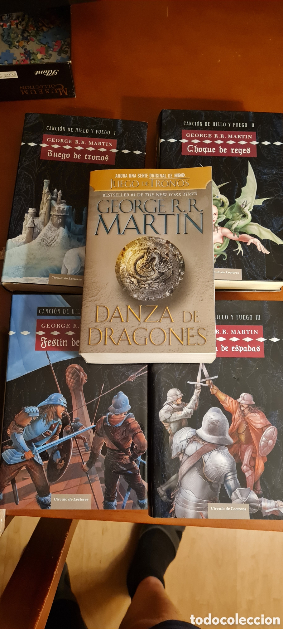 Libros de segunda mano: CANCI&Oacute;N DE HIELO Y FUEGO &ndash; 5 PRIMEROS LIBROS &ndash; C&Iacute;RCULO DE LECTORES + VINTAGE