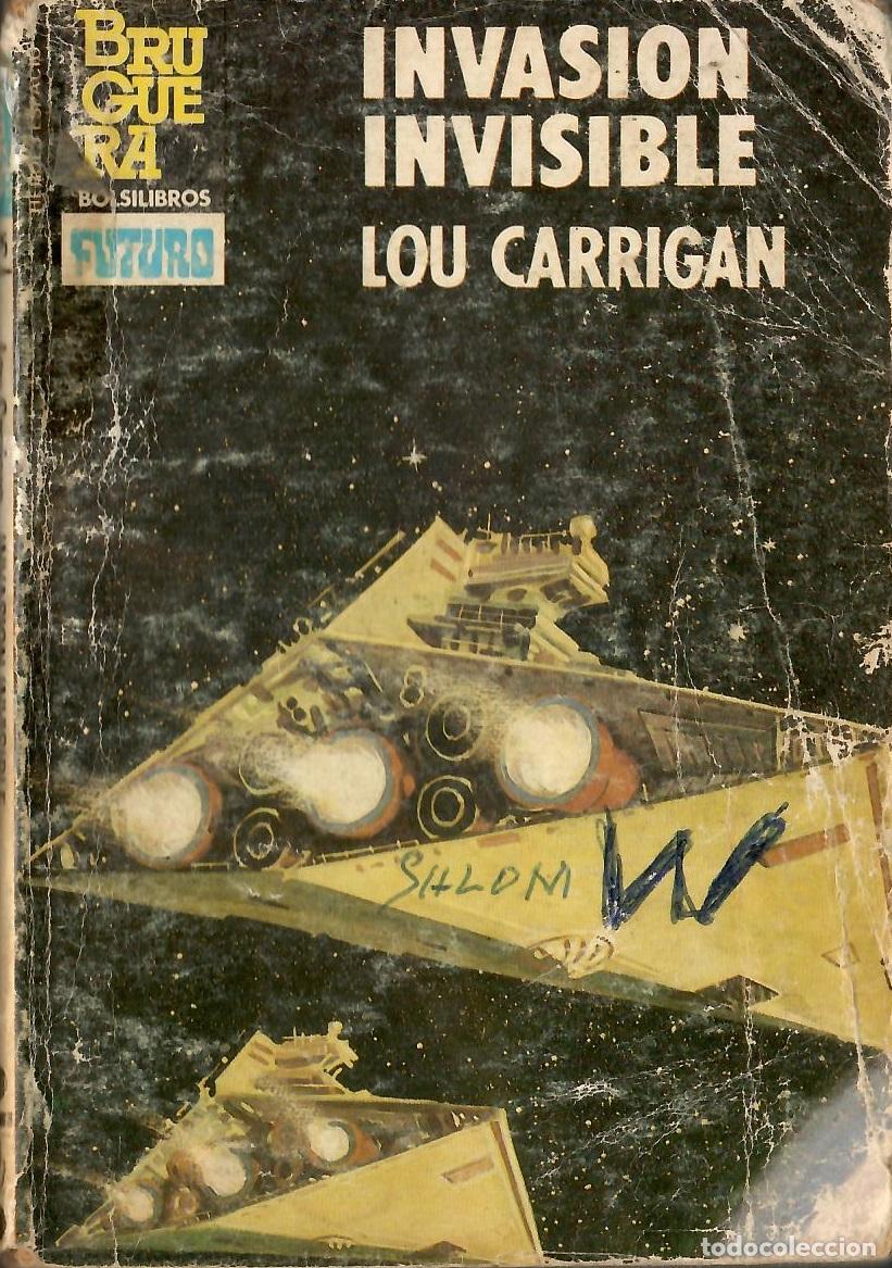 Libros de segunda mano: Bolsilibros pulp, Heroes del Espacio Bruguera, n&ordm; 225: Invasion invisible - Lou Carrigan